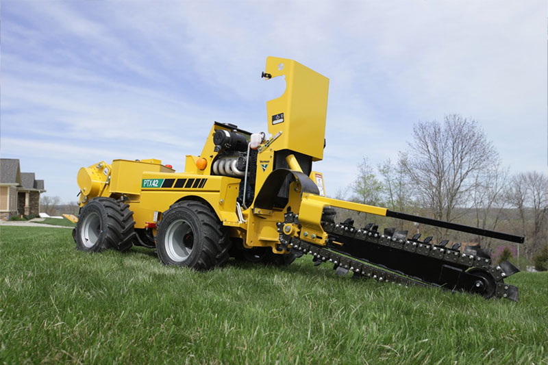 center mount trencher attachment
