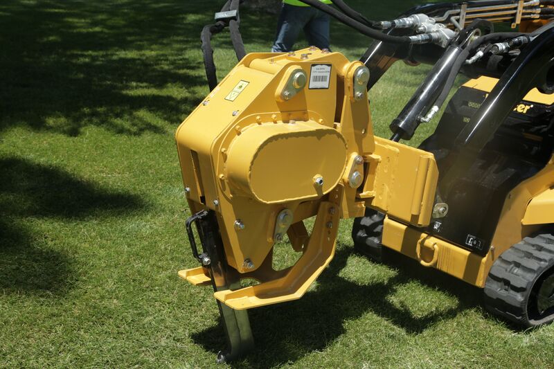 Vibratory plow attachment