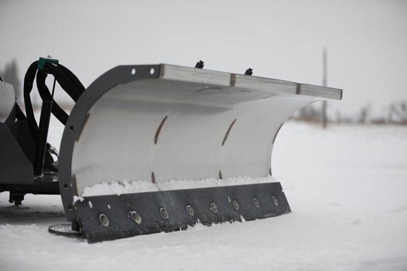 Snow plow attachment