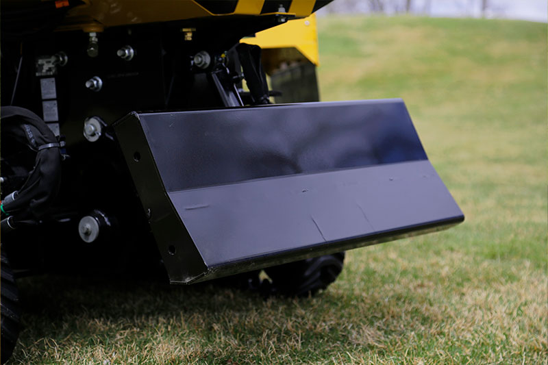 backfill blade attachment