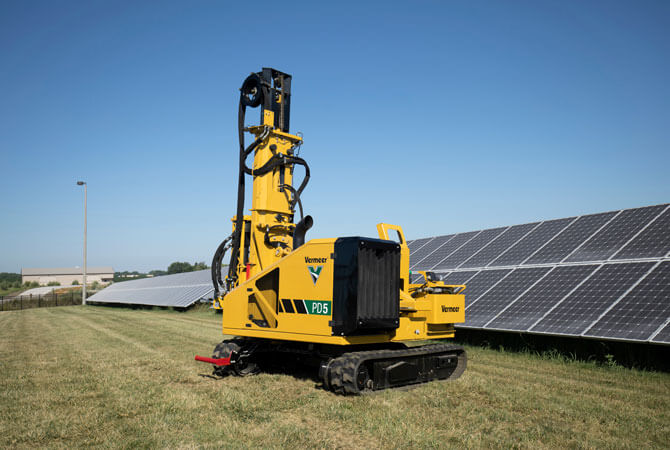 Solar Pile Drivers  Solar Pile Installation Machinery