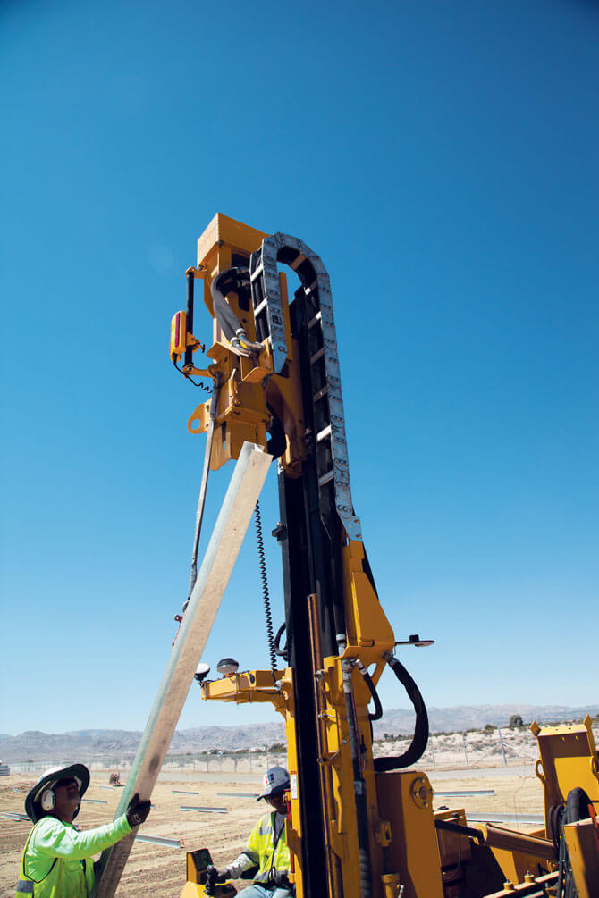 Vermeer PD10 Pile Driver - Vermeer Solar Pile Drivers