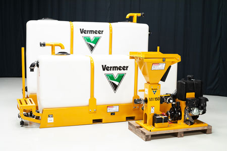 Vermeer presenta el sistema de mezclado MX150 compacto y eficiente. 