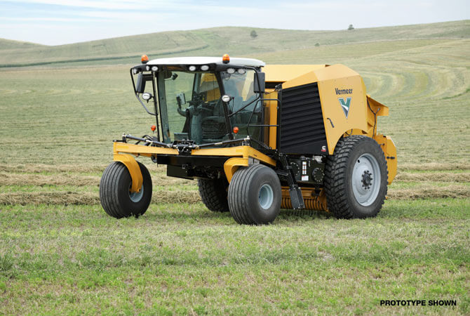 Industry First Zr5 1200 Self Propelled Baler By Vermeer