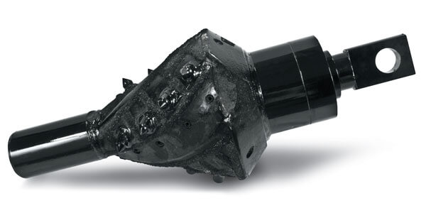 A black fluted reamer for horizontal directional drilling