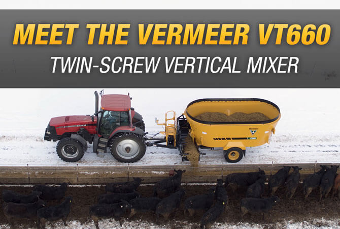 VT660 Twin-screw Vertical Mixer for Fast & Thorough Cleanout
