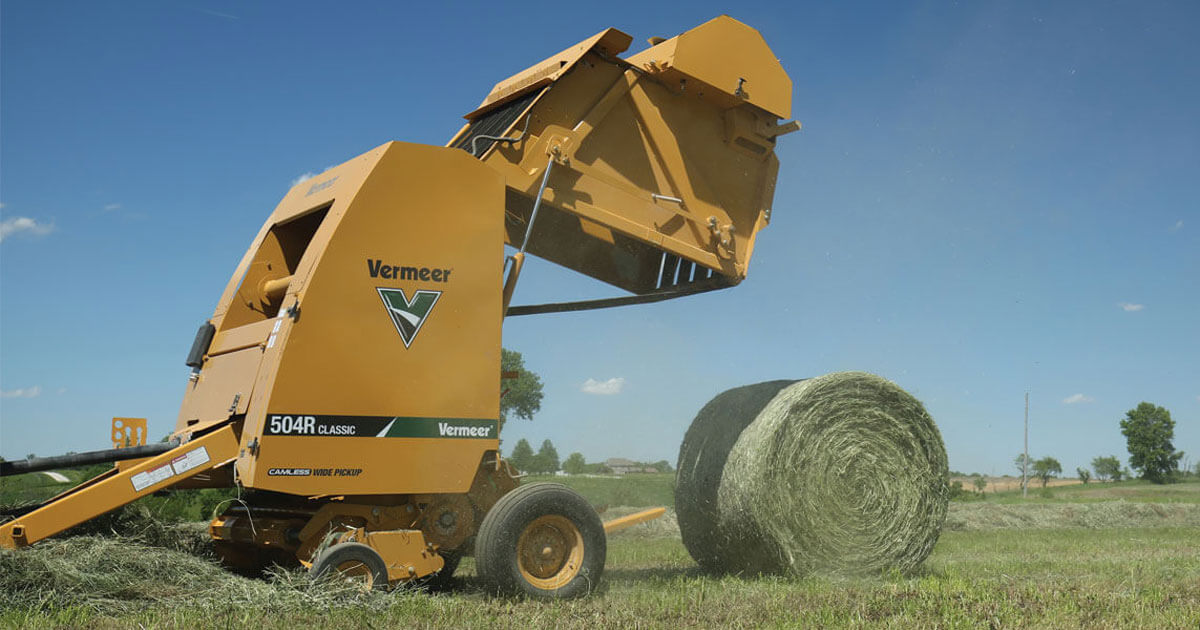 Vermeer 504R Classic Baler - Built for Full-time Baling